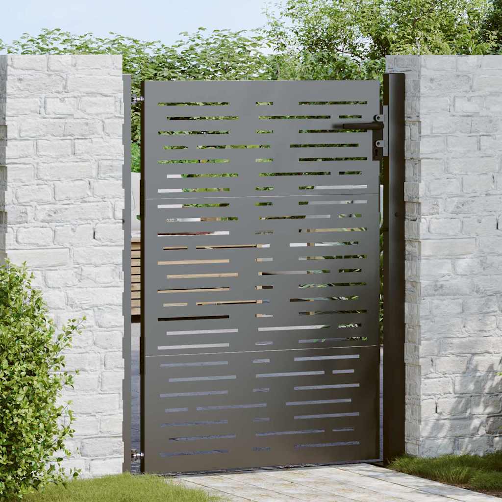 Zahradní brána, Zahradní Brána 105x75 cm Corten Ocel Čtvercový Design
