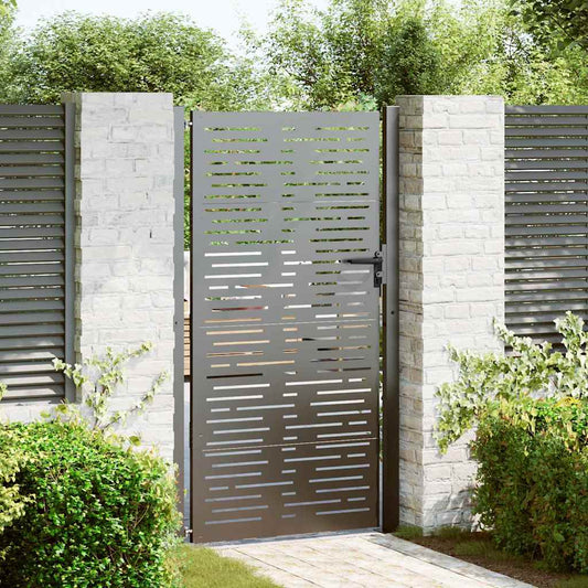 Zahradní brána, Zahradní Brána 105x75 cm Corten Ocel Čtvercový Design