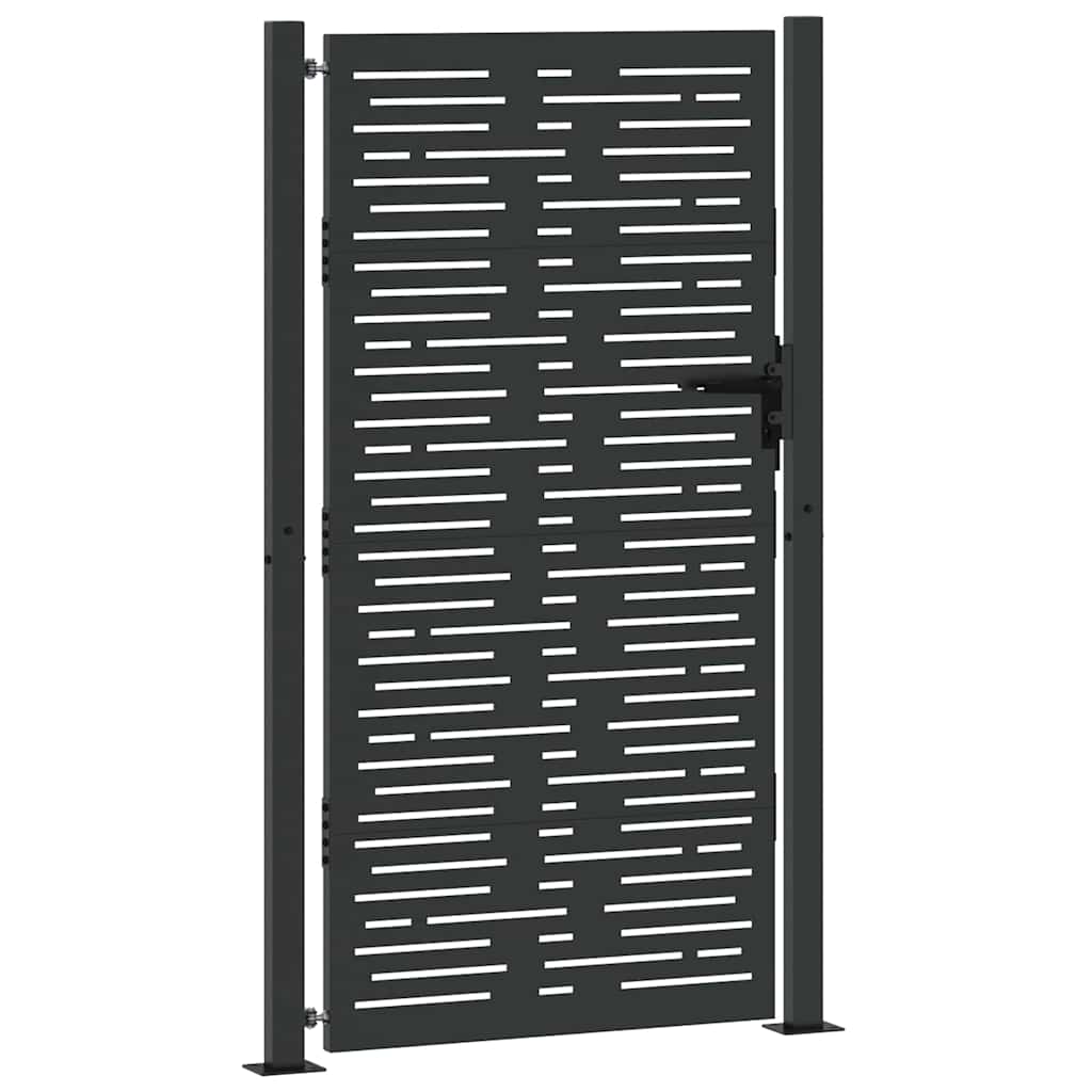 Zahradní brána, Zahradní Brána 105x75 cm Corten Ocel Čtvercový Design