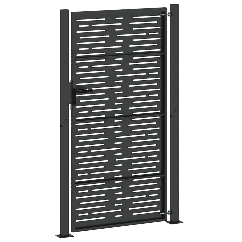 Zahradní brána, Zahradní Brána 105x75 cm Corten Ocel Čtvercový Design
