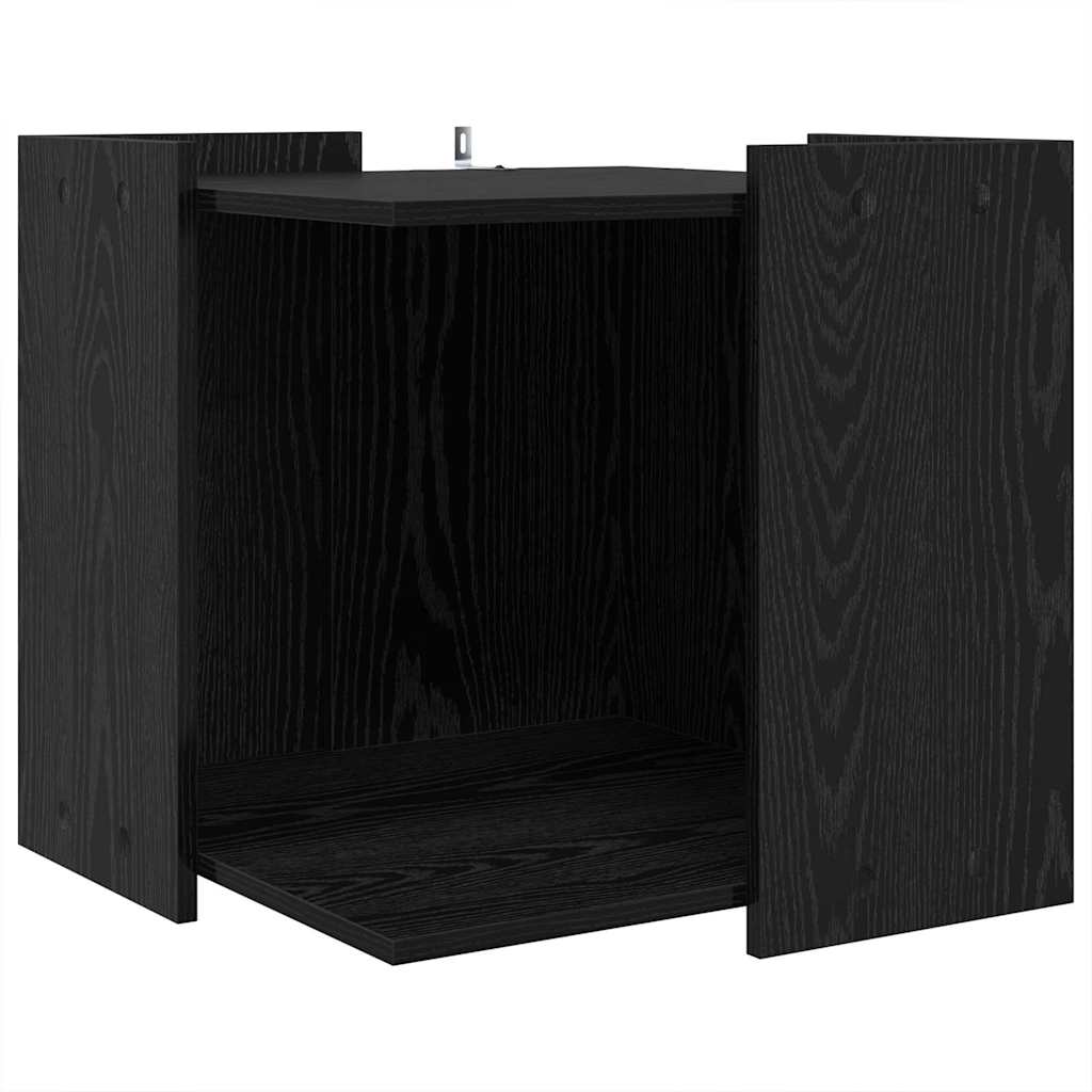 Enclosure pro kočičí záchod Černý dub 53 x 53 x 51 cm