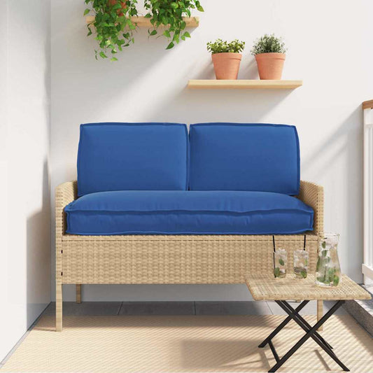 Sada polštářů na paletu 3 pcs Královská modrá 120 x 50 x 12 cm