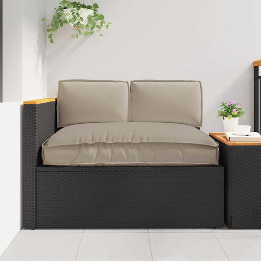 Sada polštářů na paletu 3 pcs Taupe 120 x 80 x 12 cm