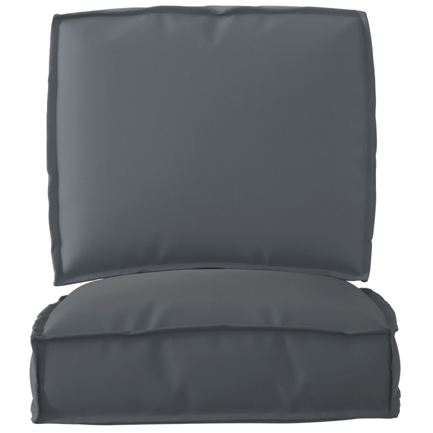 Sada polštářů na paletu 2 pcs Antracit 50 x 50 x 12 cm