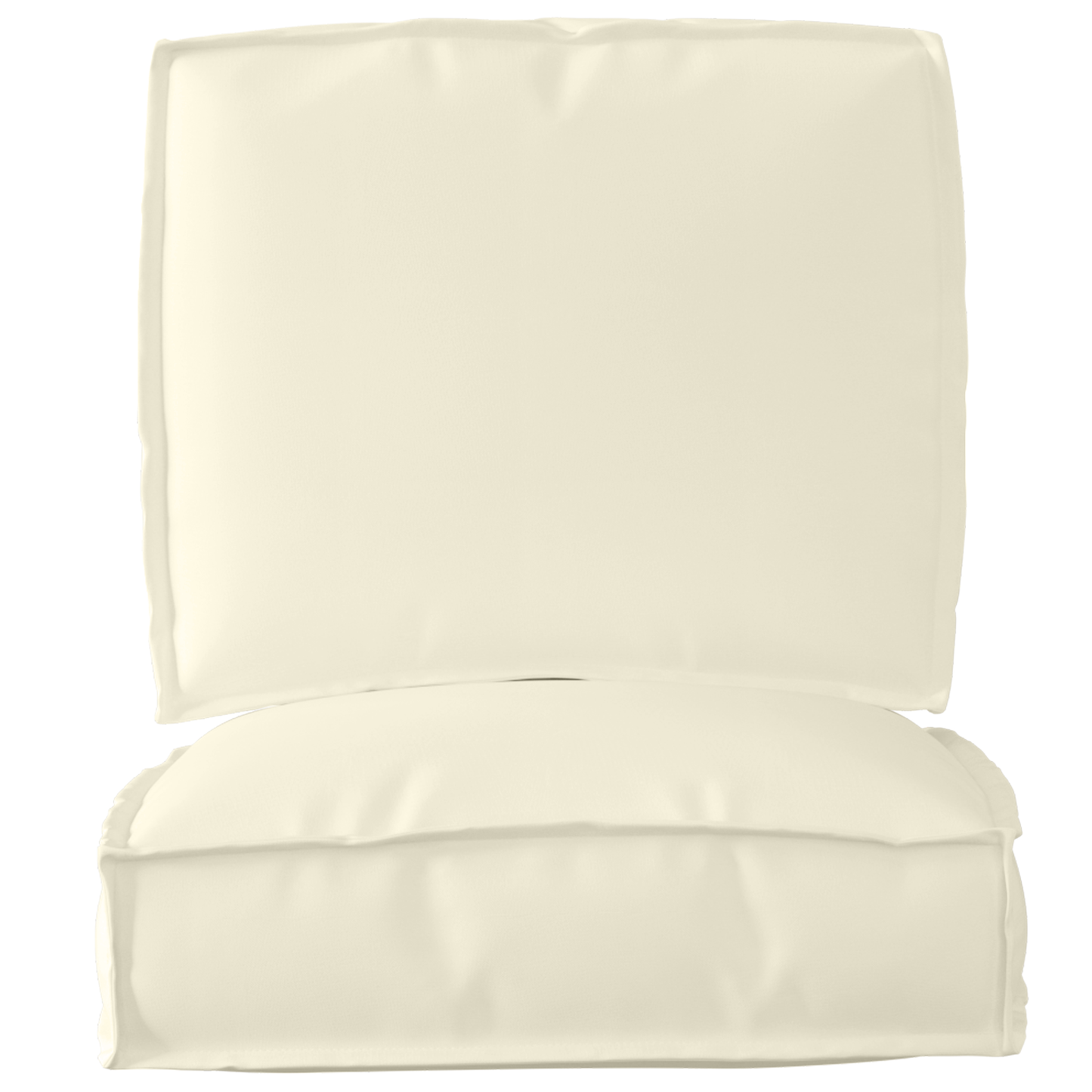 Sada polštářů na paletu 2 pcs Krémová 50 x 50 x 12 cm