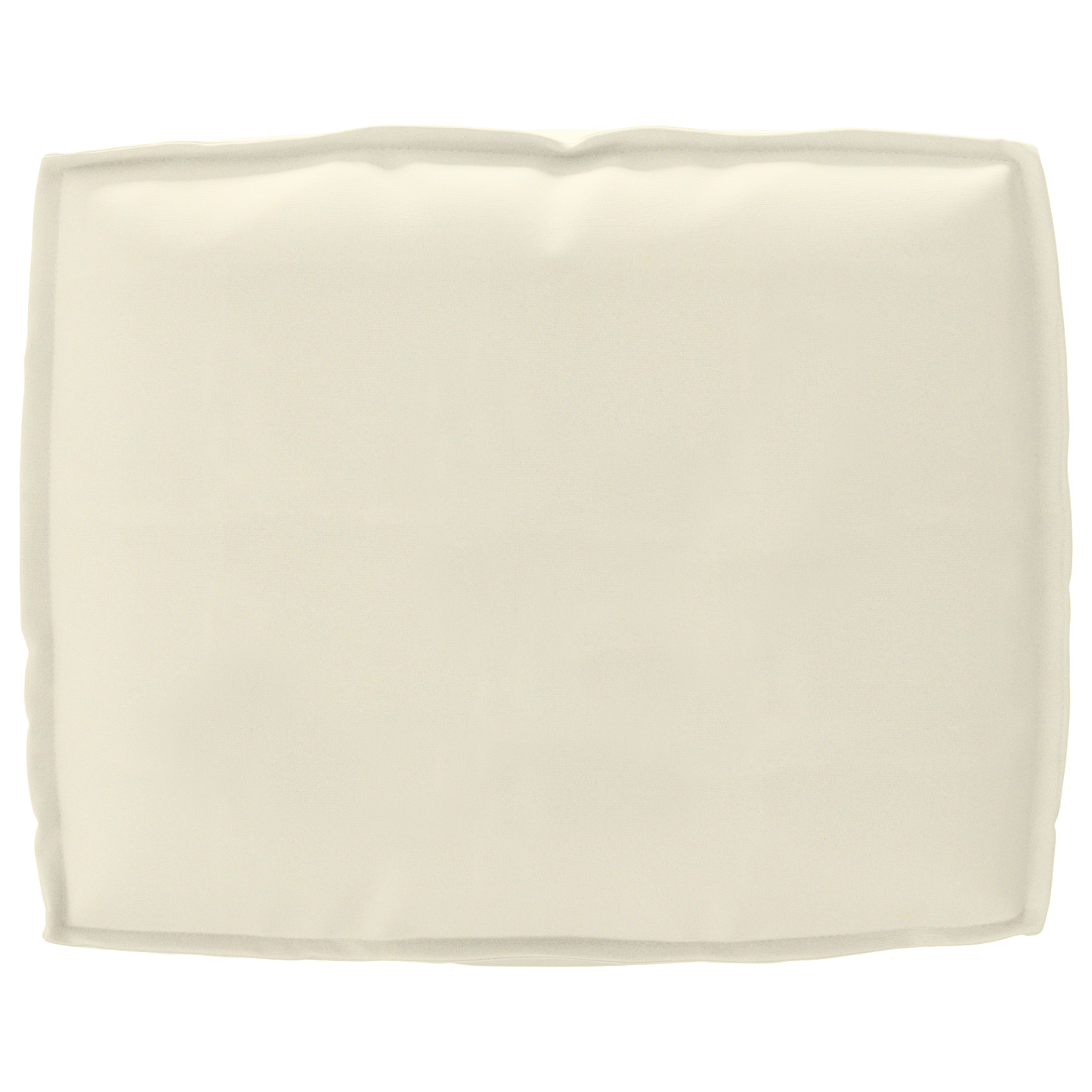 Sada polštářů na paletu 2 pcs Krémová 50 x 50 x 12 cm