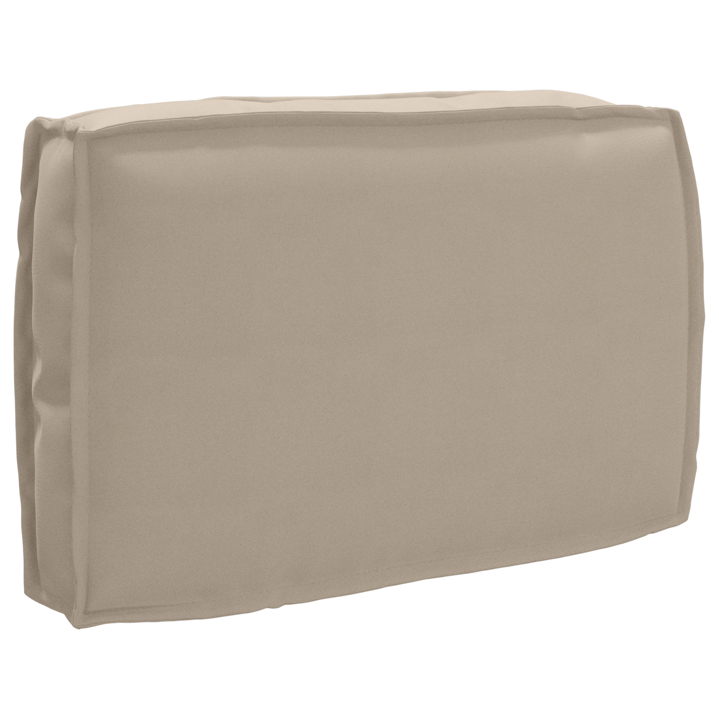 Sada polštářů na paletu 2 pcs Taupe 60 x 60 x 12 cm