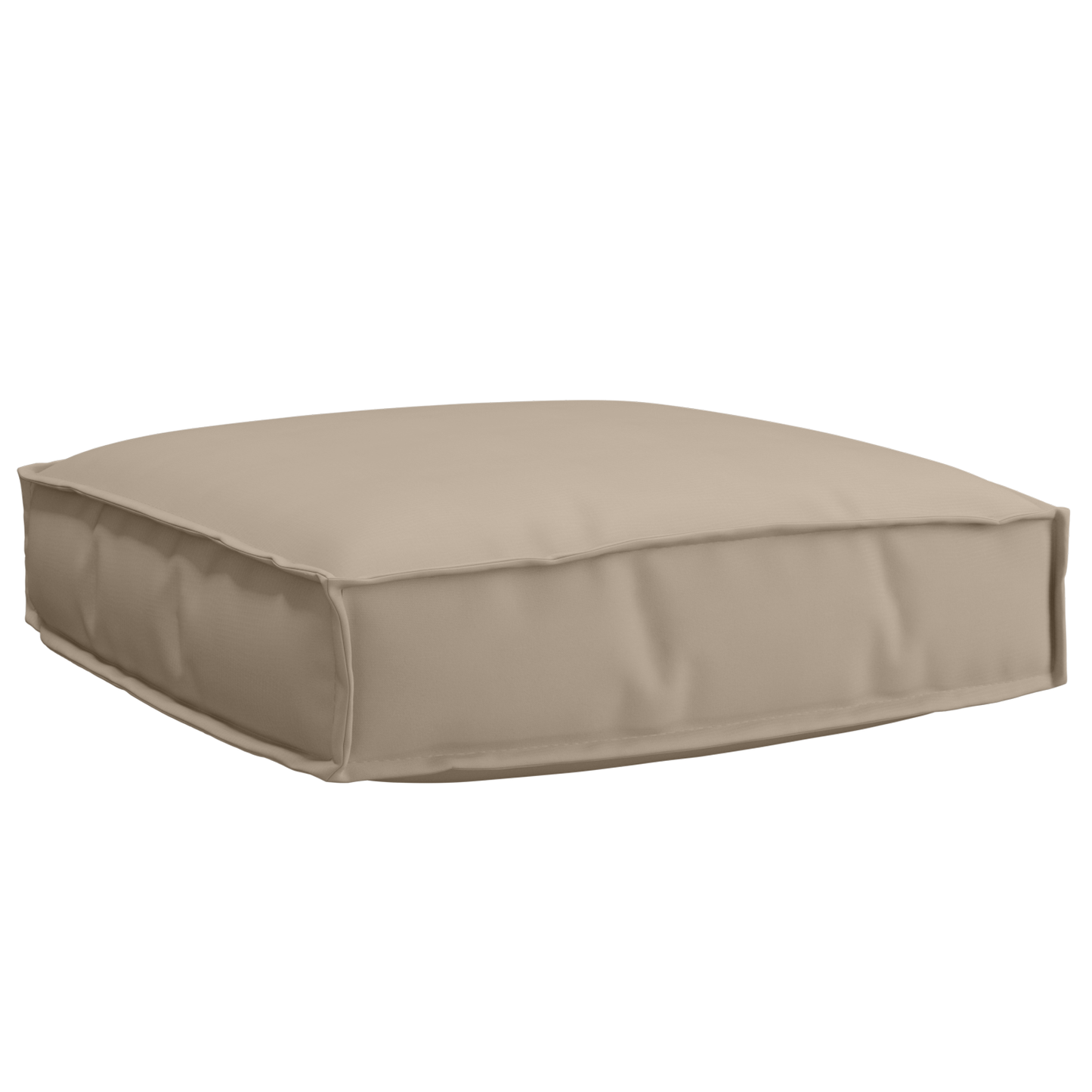 Sada polštářů na paletu 2 pcs Taupe 60 x 60 x 12 cm