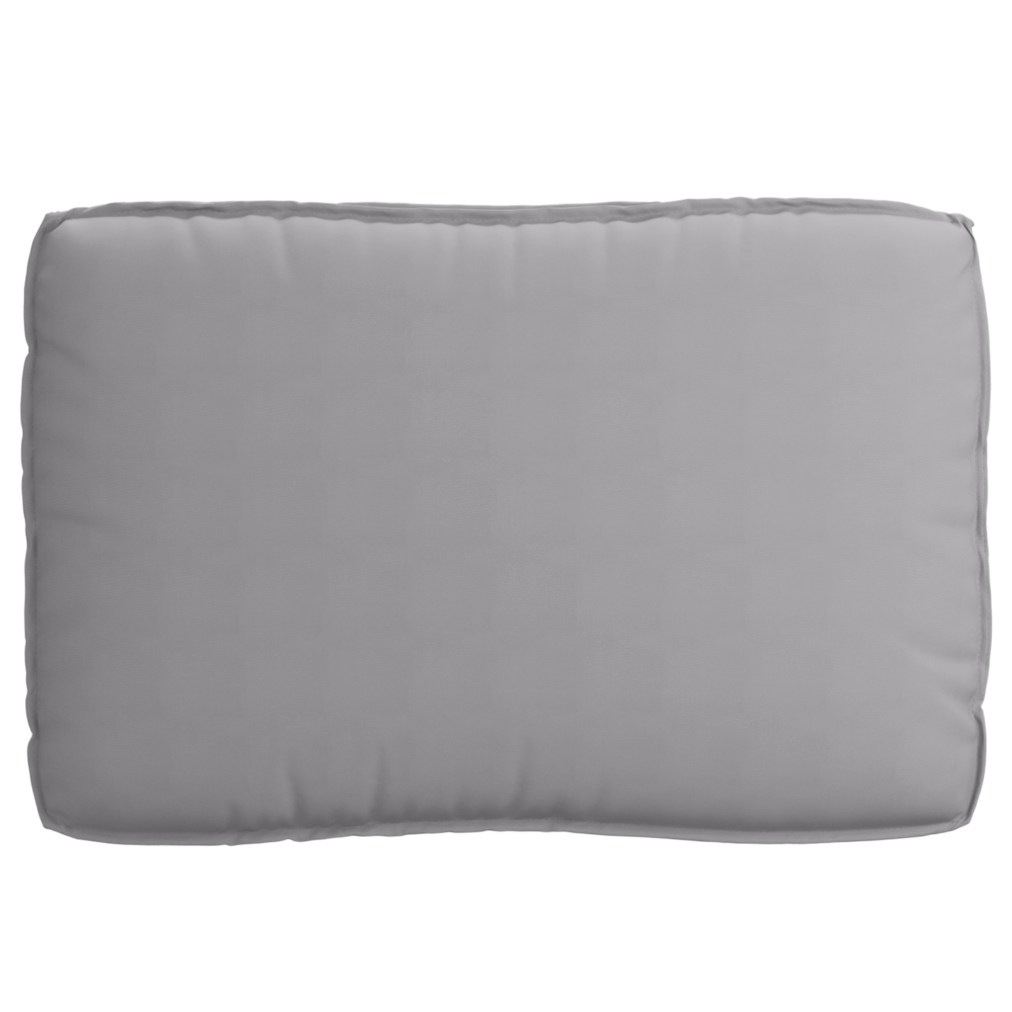 Sada polštářů na paletu 2 pcs Šedá 120 x 80 x 12 cm