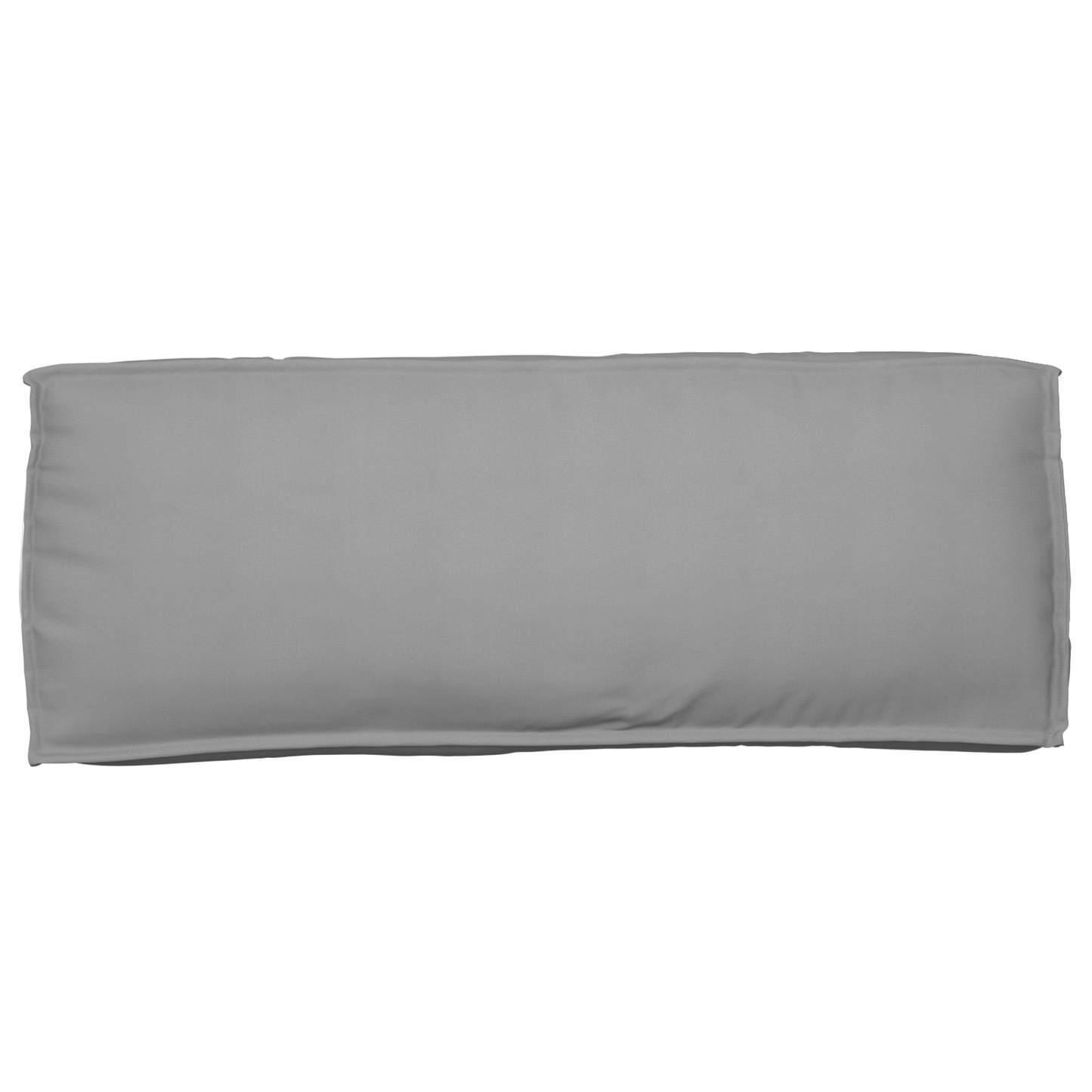 Sada polštářů na paletu 2 pcs Šedá 120 x 80 x 12 cm