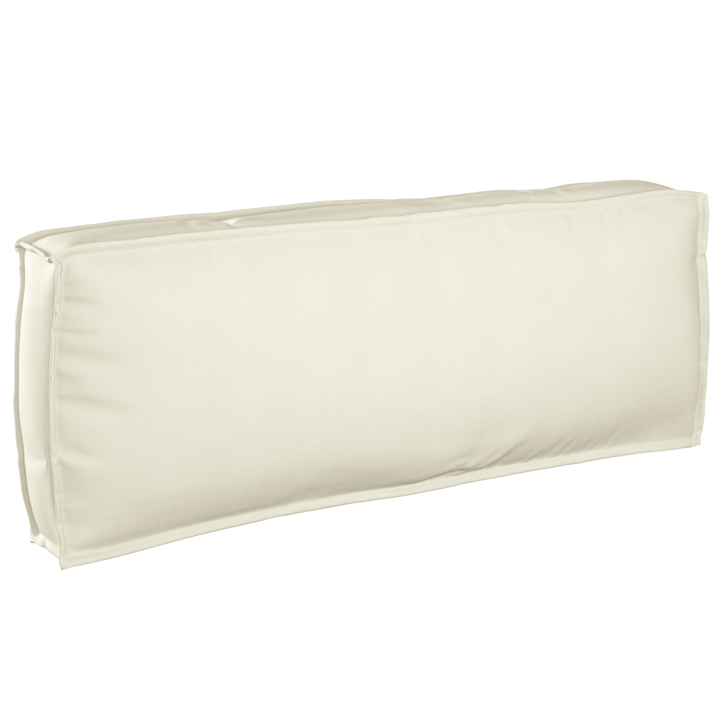Sada polštářů na paletu 2 pcs Krémová 120 x 80 x 12 cm