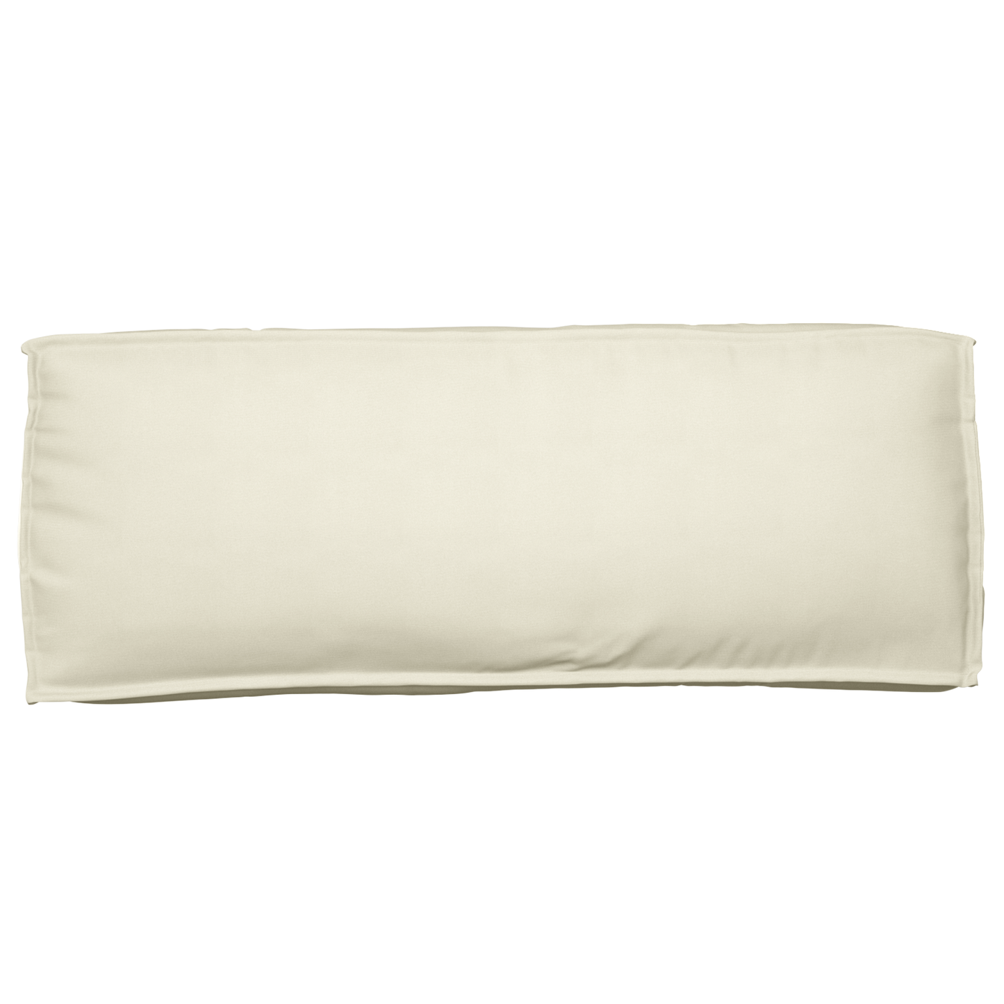 Sada polštářů na paletu 2 pcs Krémová 120 x 80 x 12 cm