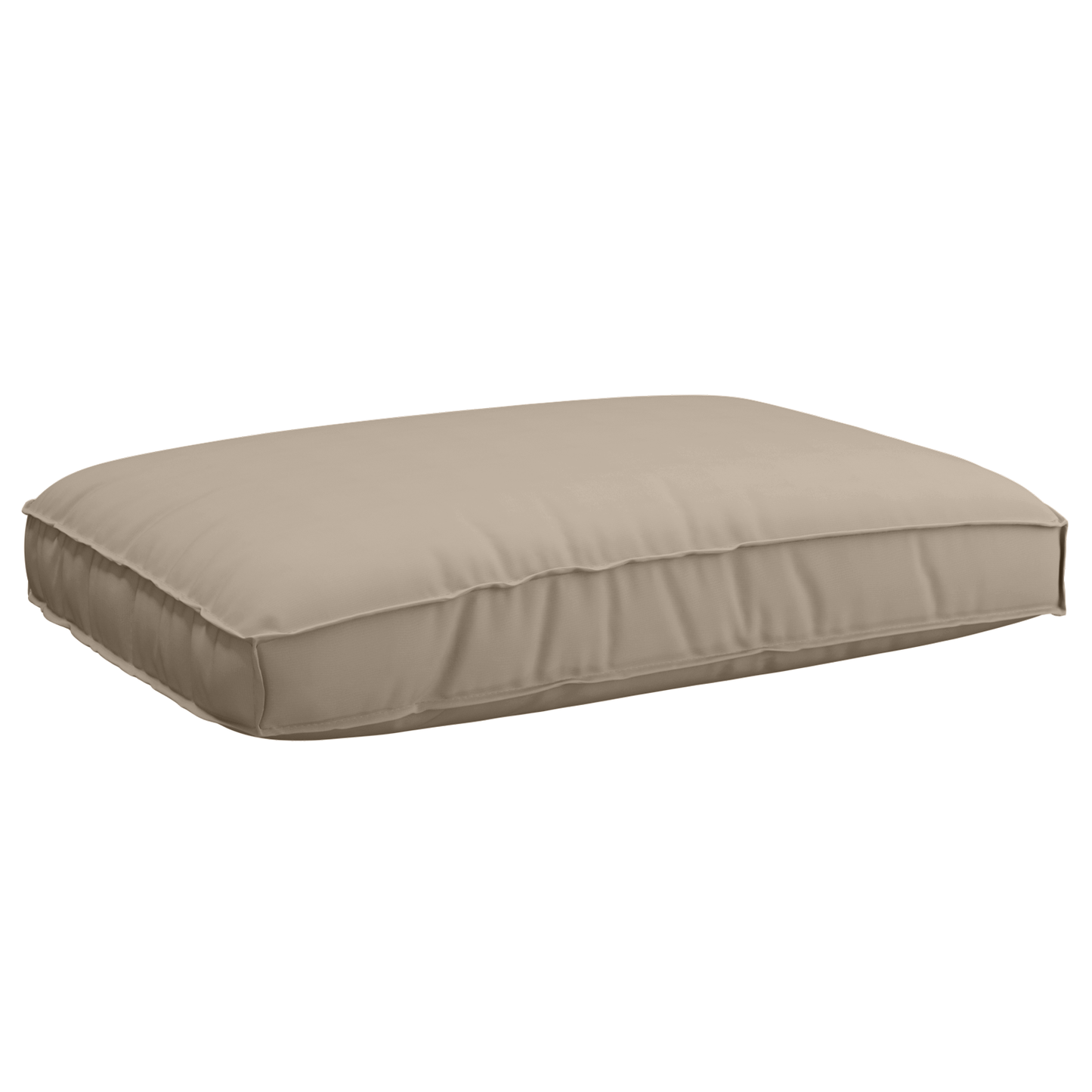 Sada polštářů na paletu 2 pcs Taupe 120 x 80 x 12 cm
