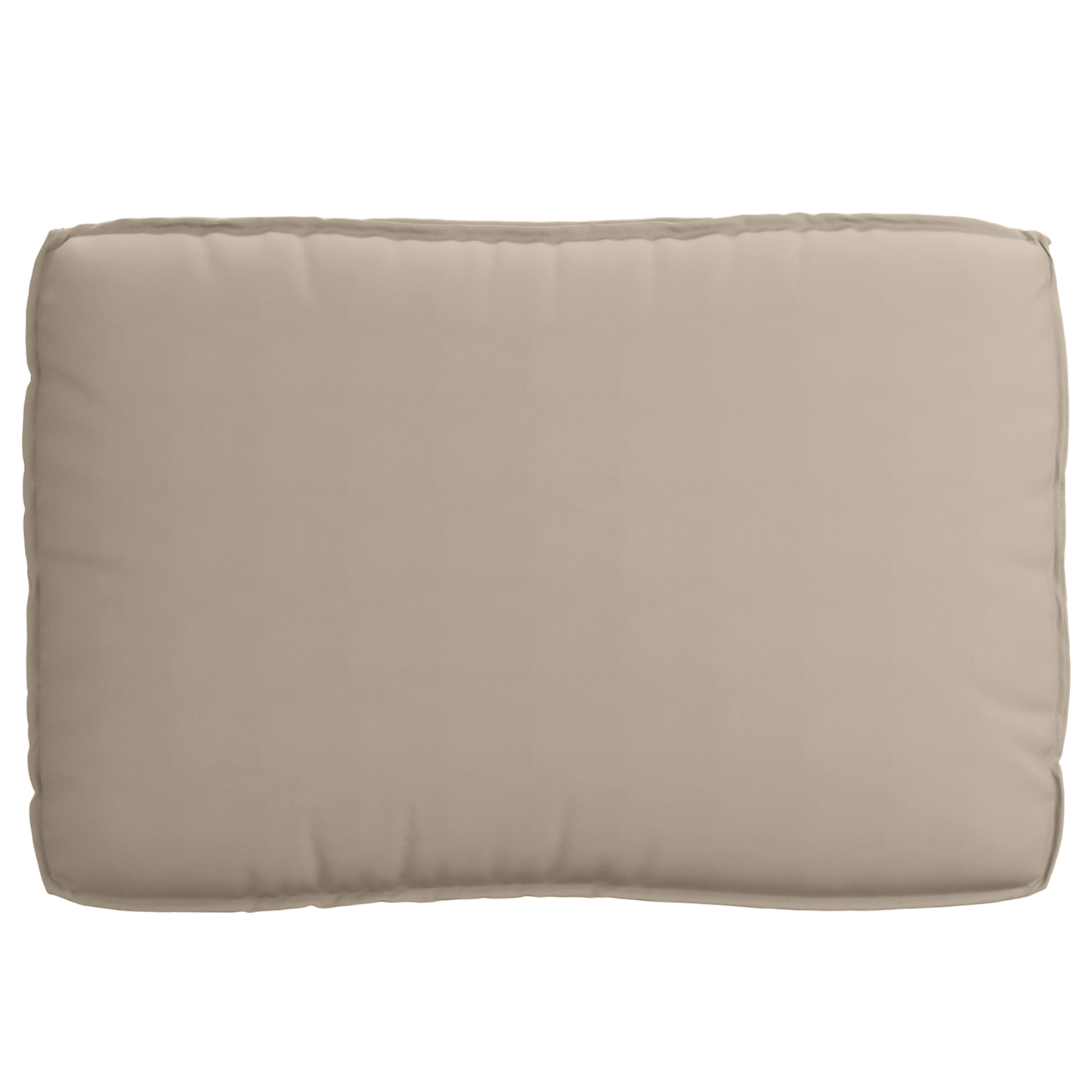 Sada polštářů na paletu 2 pcs Taupe 120 x 80 x 12 cm