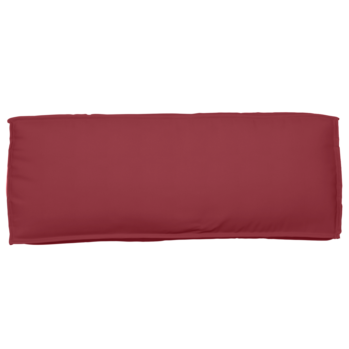 Sada polštářů na paletu 2 pcs vínová červená 120 x 80 x 12 cm