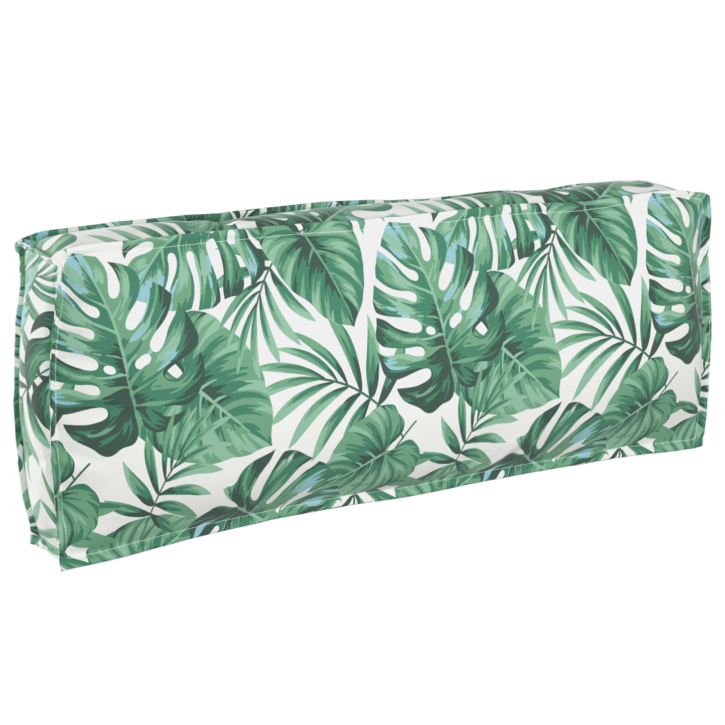 Sada polštářů na paletu 2 pcs Vzor listí 120 x 80 x 12 cm