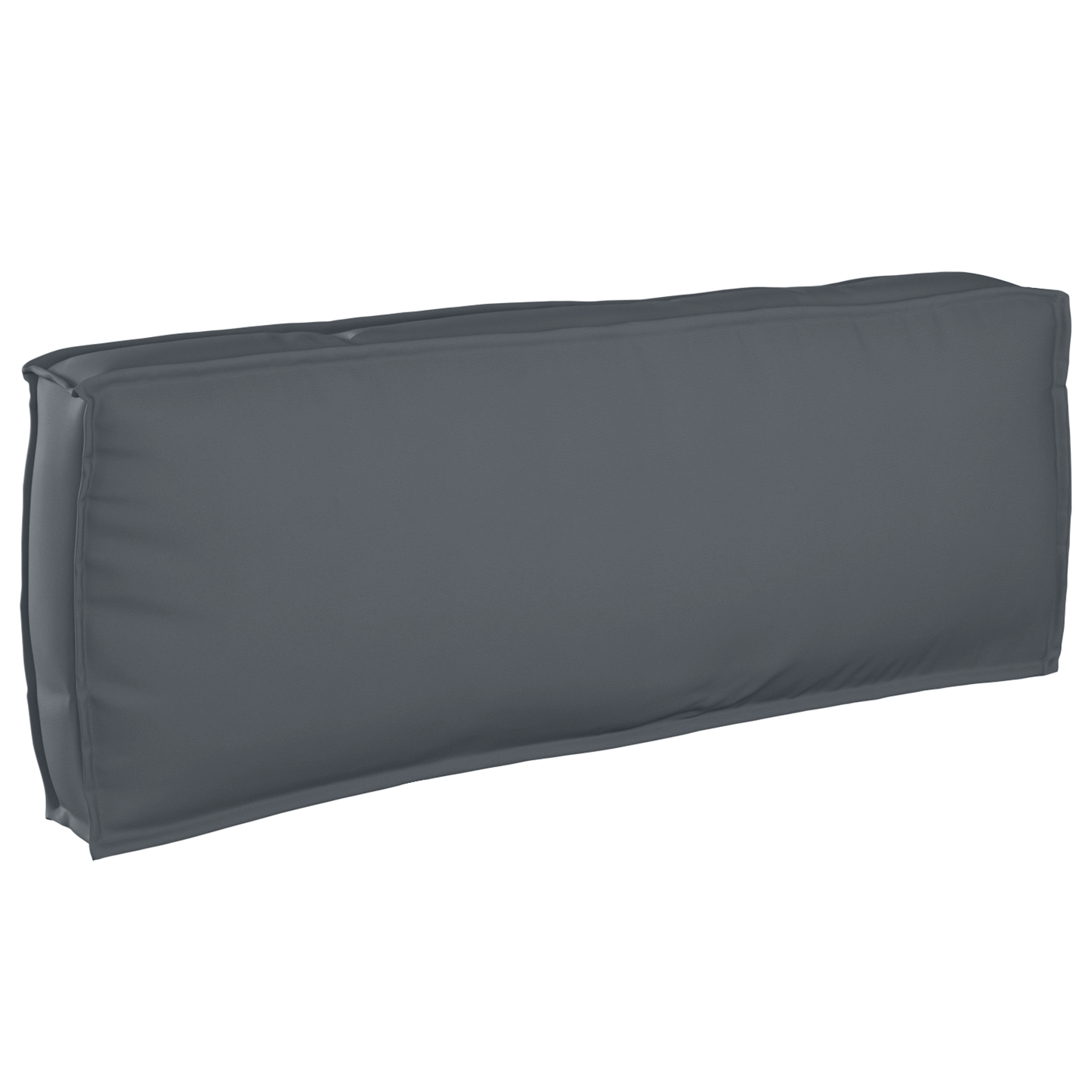 Sada polštářů na paletu 3 pcs Antracit 120 x 80 x 12 cm