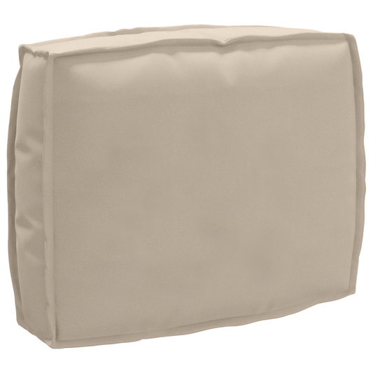 Polstr na paletové opěradlo s polštářem Taupe 50 x 40 x 12 cm