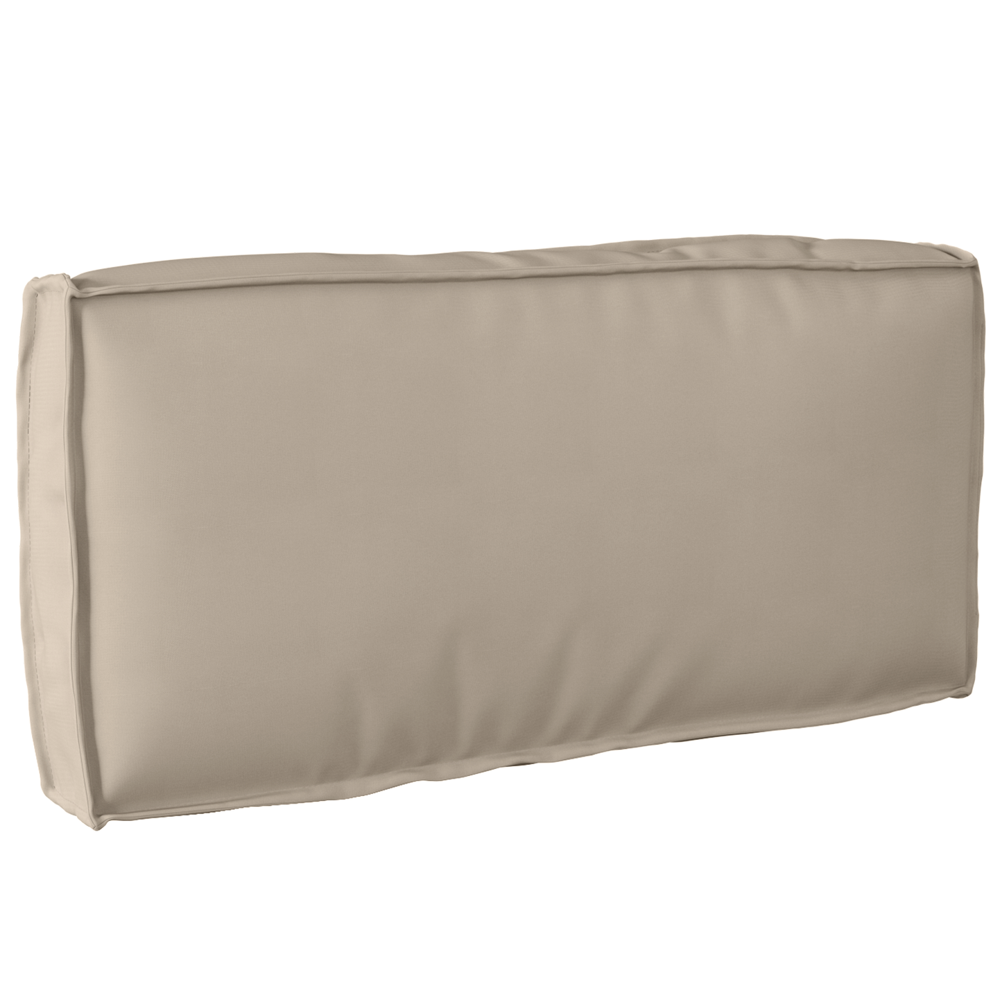Polstr na paletové opěradlo s polštářem Taupe 80 x 40 x 12 cm