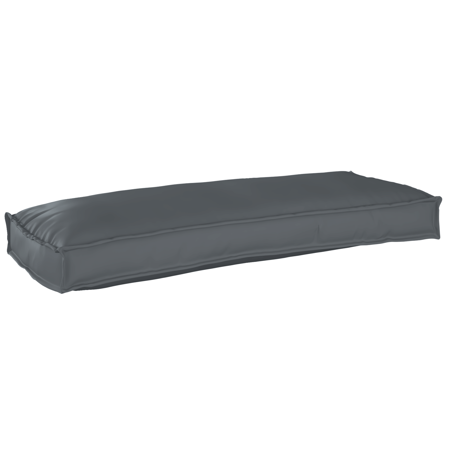 Sada polštářů na paletu 2 pcs Antracit 100 x 40 x 8 cm