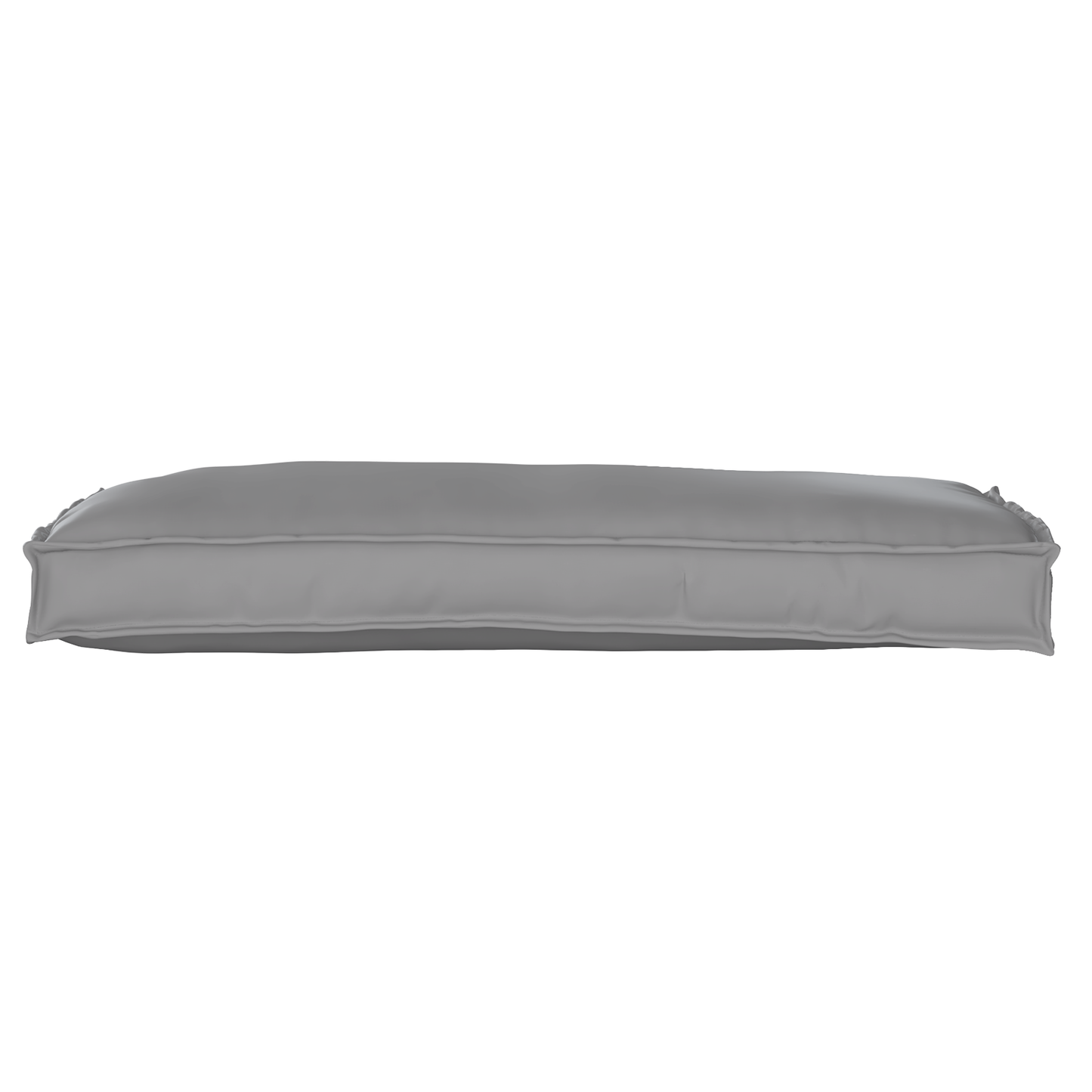 Sada polštářů na paletu 2 pcs Šedá 100 x 40 x 8 cm