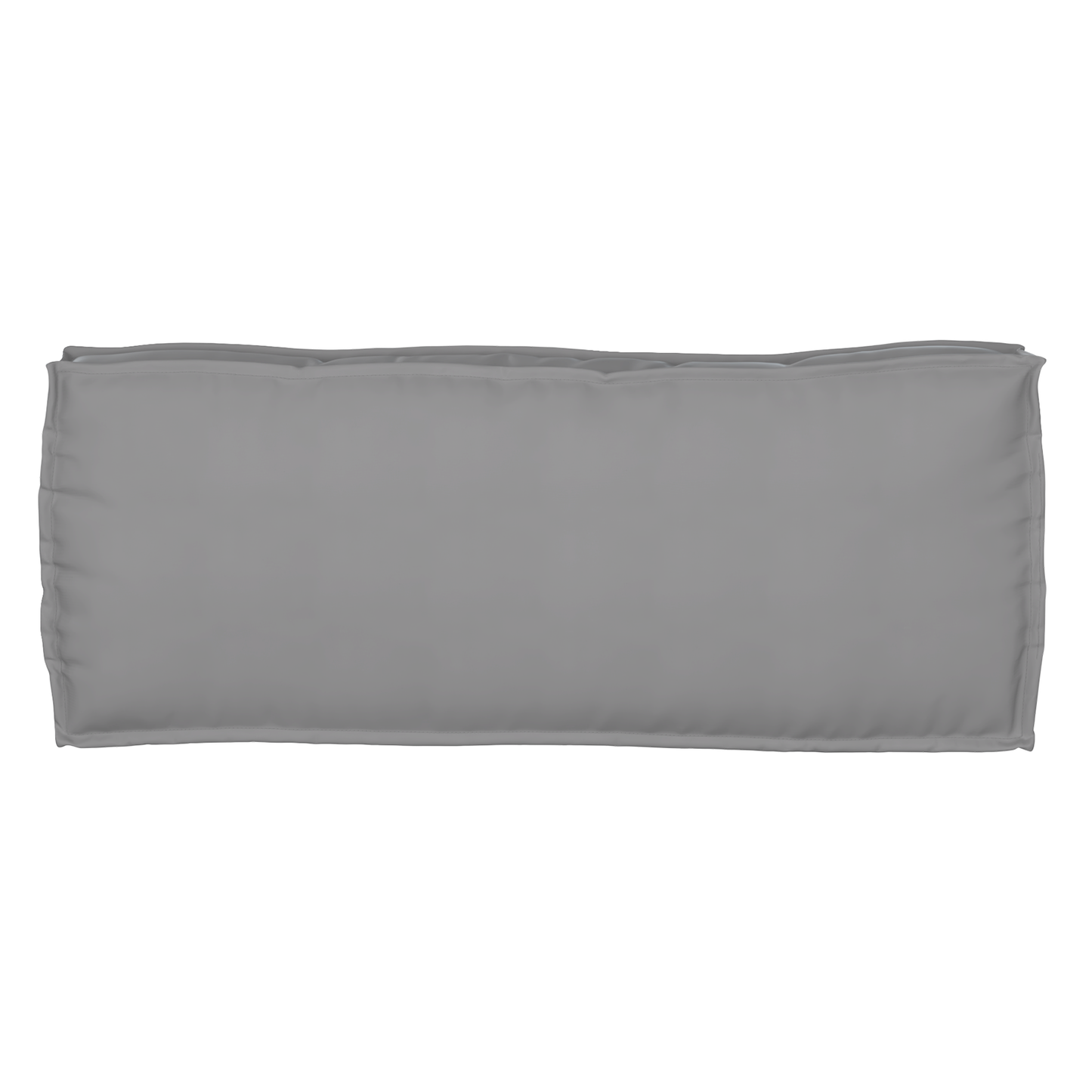 Sada polštářů na paletu 2 pcs Šedá 100 x 40 x 8 cm