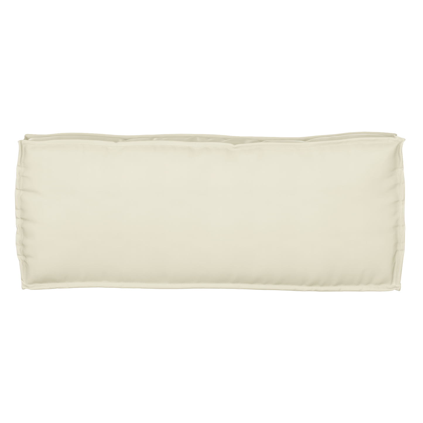 Sada polštářů na paletu 2 pcs Krémová 100 x 40 x 8 cm