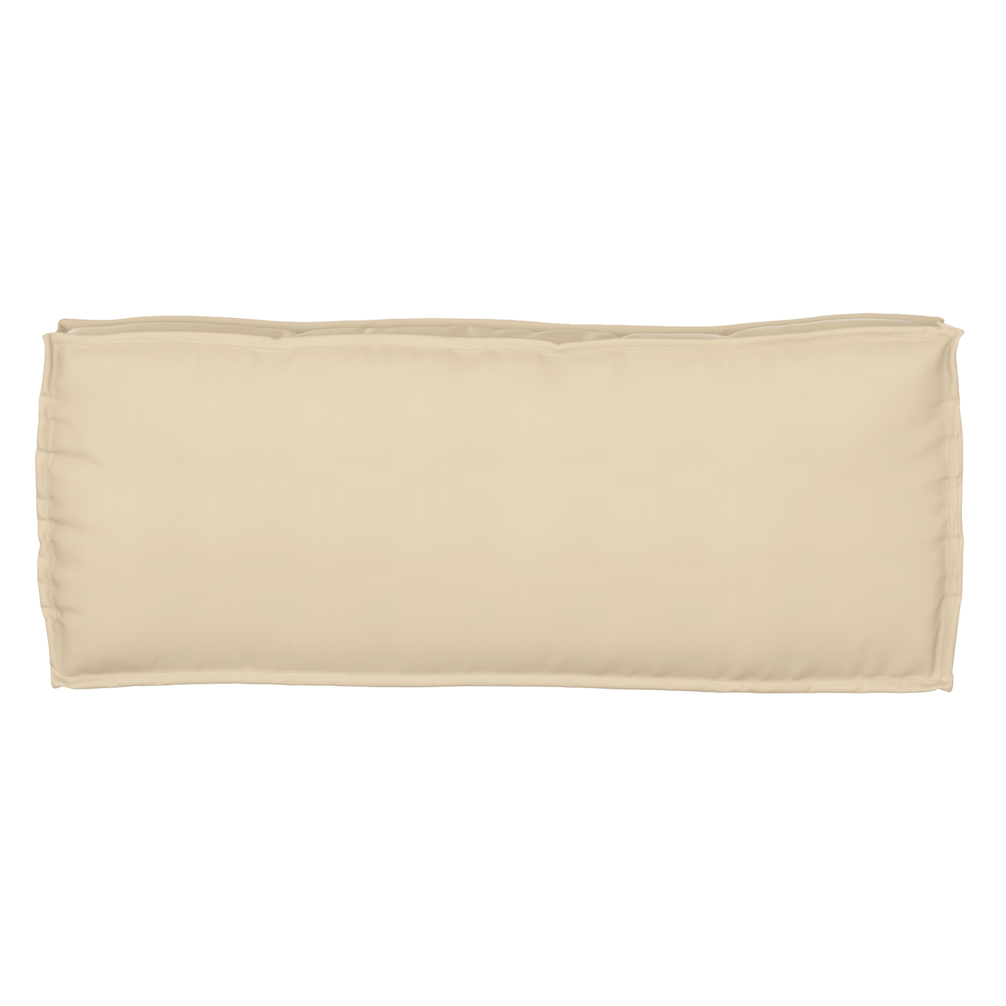 Sada polštářů na paletu 2 pcs Béžová 100 x 40 x 8 cm