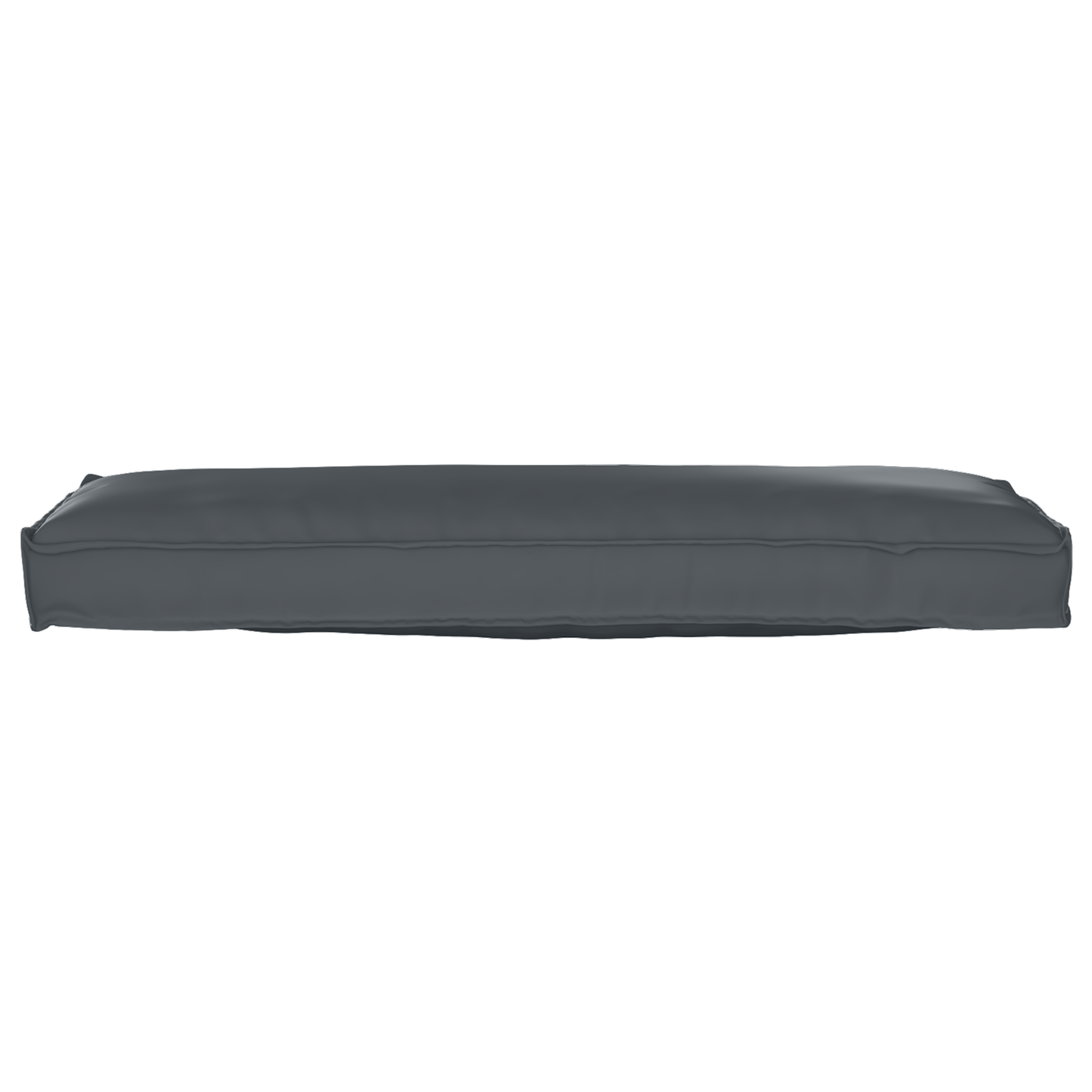 Sada polštářů na paletu 2 pcs Antracit 120 x 40 x 8 cm