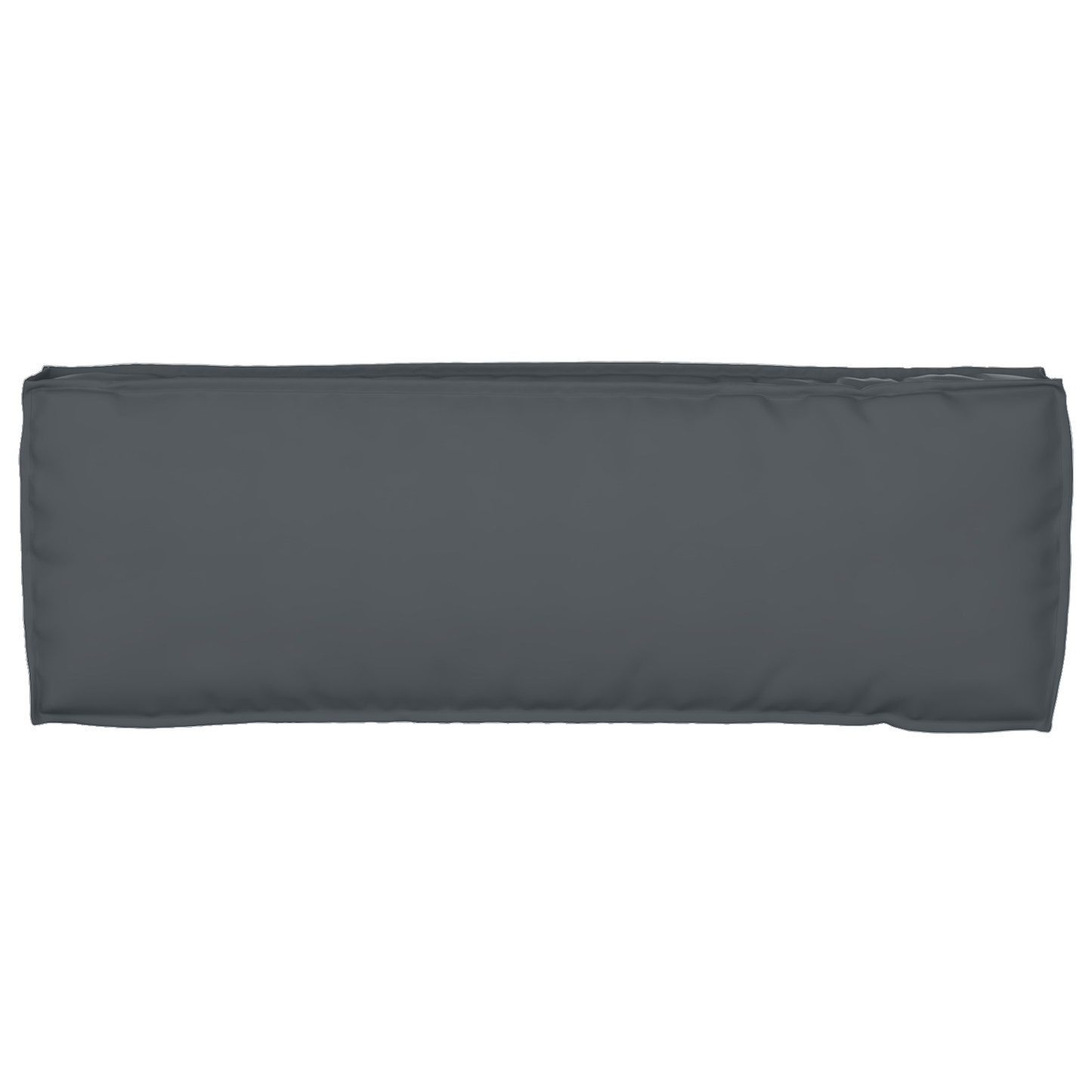 Sada polštářů na paletu 2 pcs Antracit 120 x 40 x 8 cm