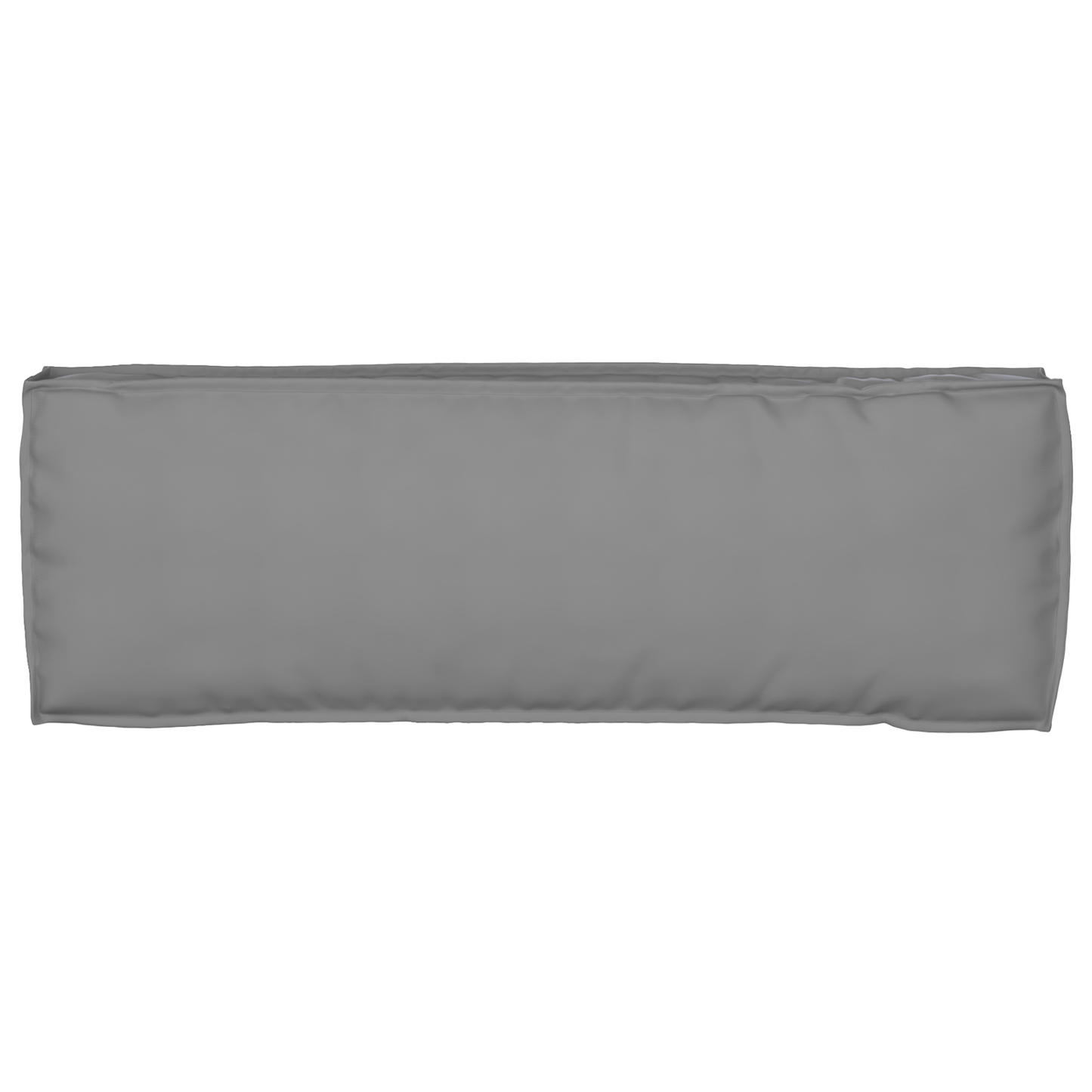 Sada polštářů na paletu 2 pcs Šedá 120 x 40 x 8 cm