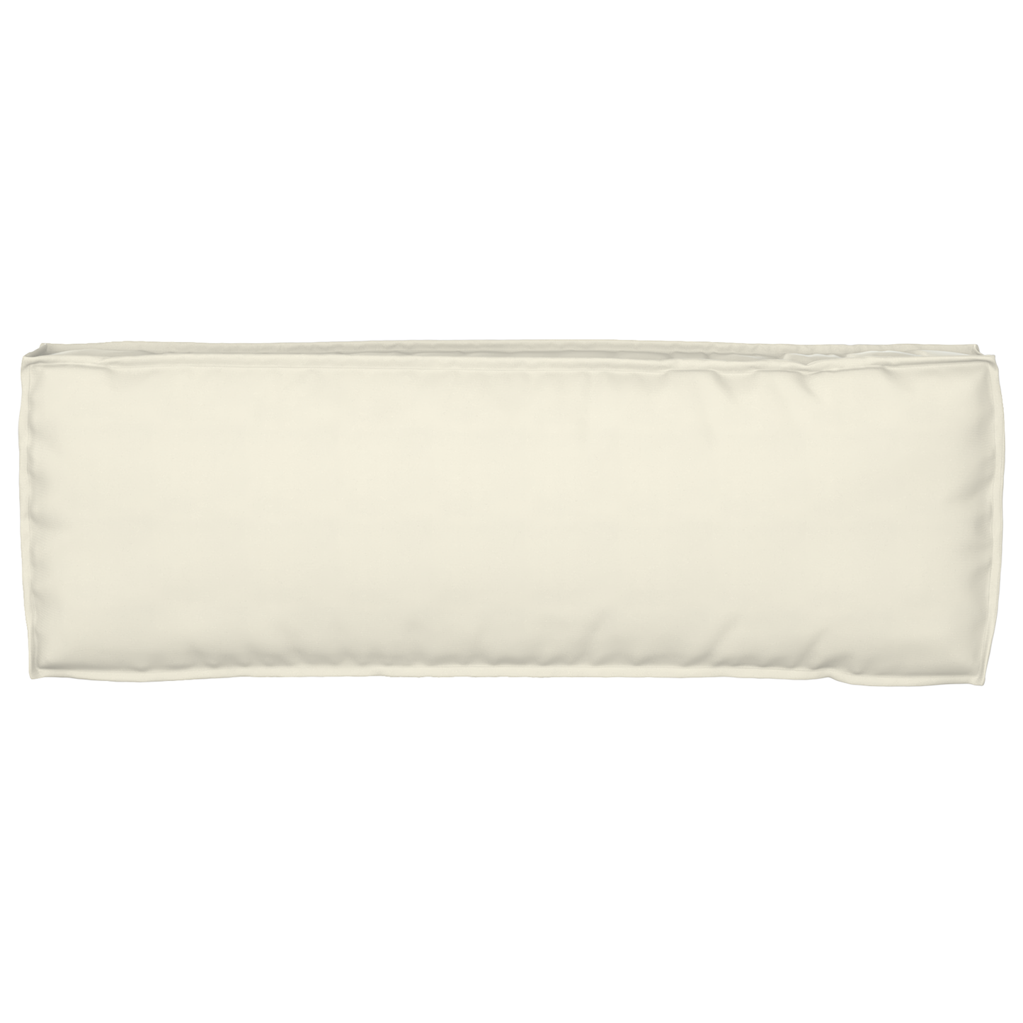 Sada polštářů na paletu 2 pcs Krémová 120 x 40 x 8 cm