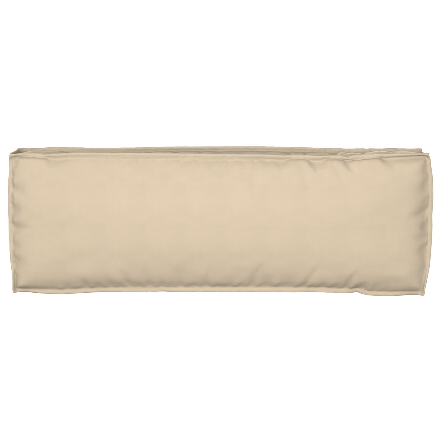 Sada polštářů na paletu 2 pcs Béžová 120 x 40 x 8 cm