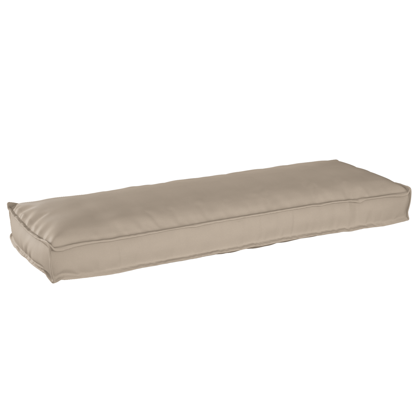Sada polštářů na paletu 2 pcs Taupe 120 x 40 x 8 cm