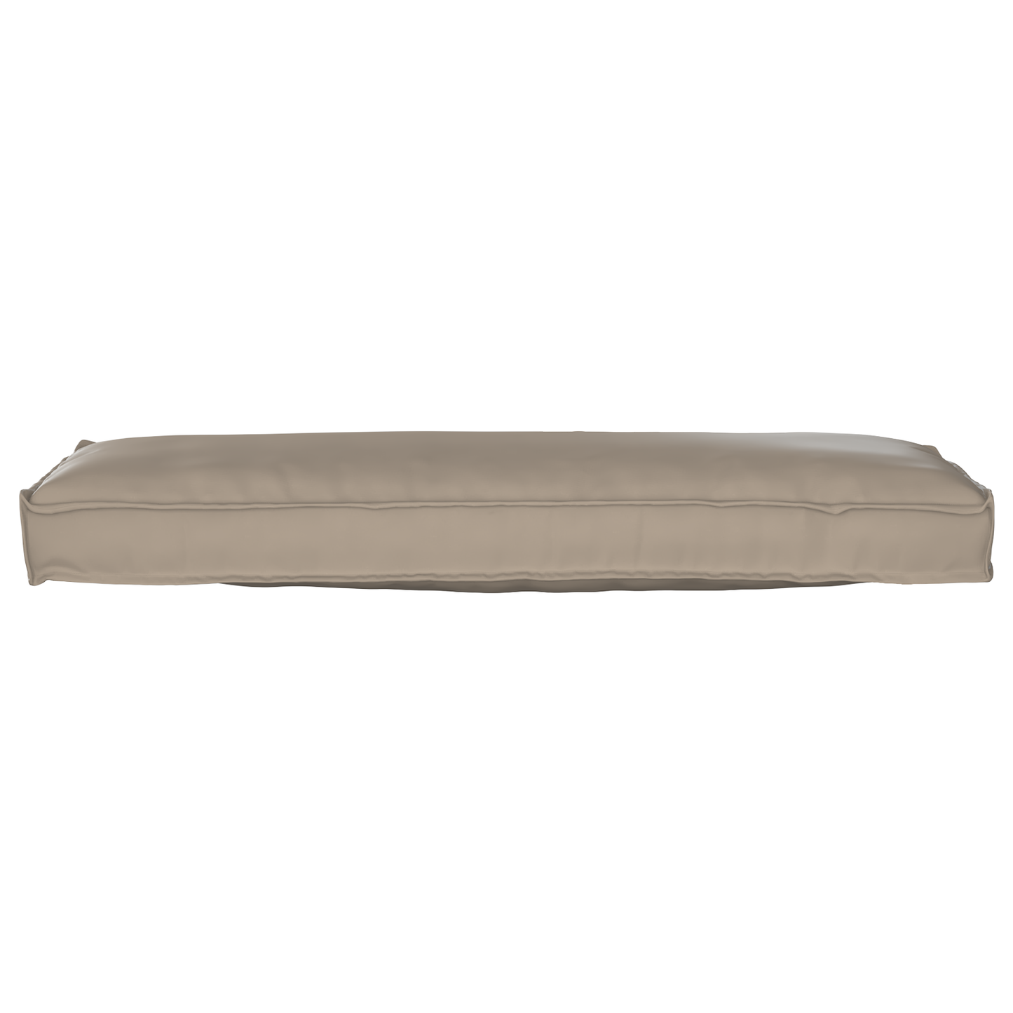 Sada polštářů na paletu 2 pcs Taupe 120 x 40 x 8 cm