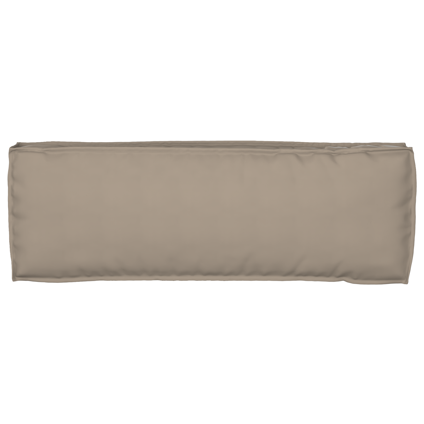 Sada polštářů na paletu 2 pcs Taupe 120 x 40 x 8 cm