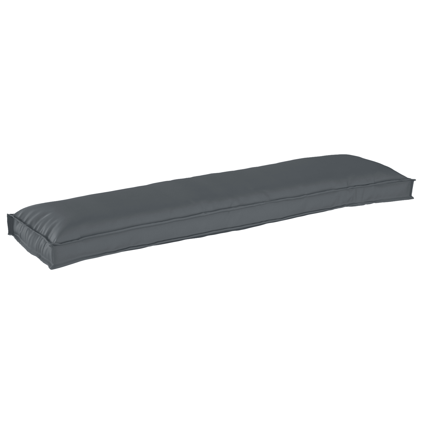 Sada polštářů na paletu 2 pcs Antracit 150 x 40 x 8 cm