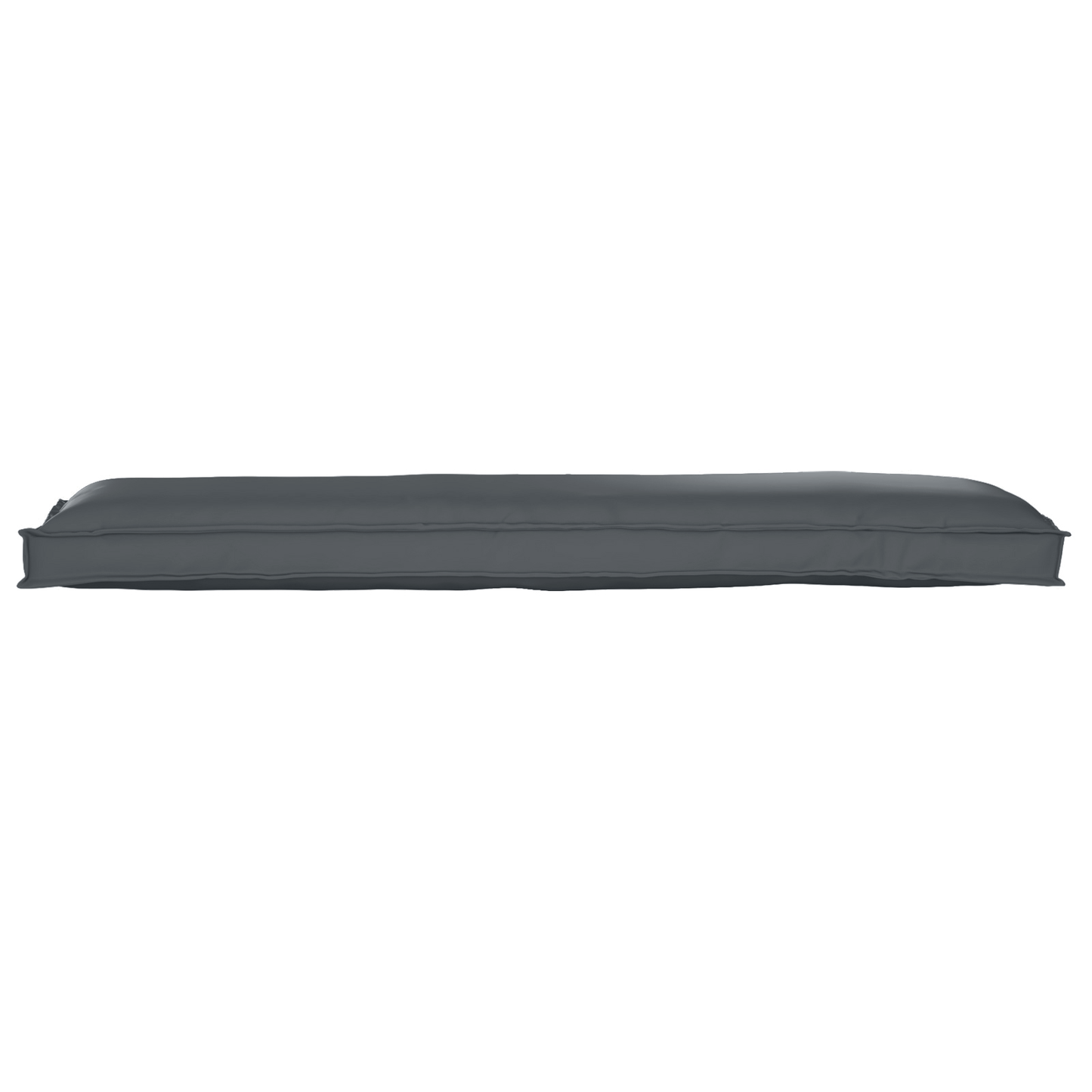 Sada polštářů na paletu 2 pcs Antracit 150 x 40 x 8 cm