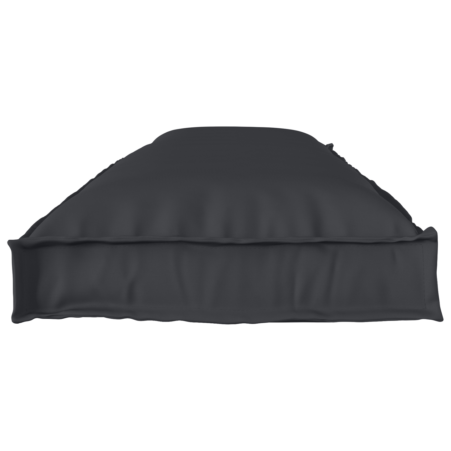Sada polštářů na paletu 2 pcs Černá 150 x 40 x 8 cm textil