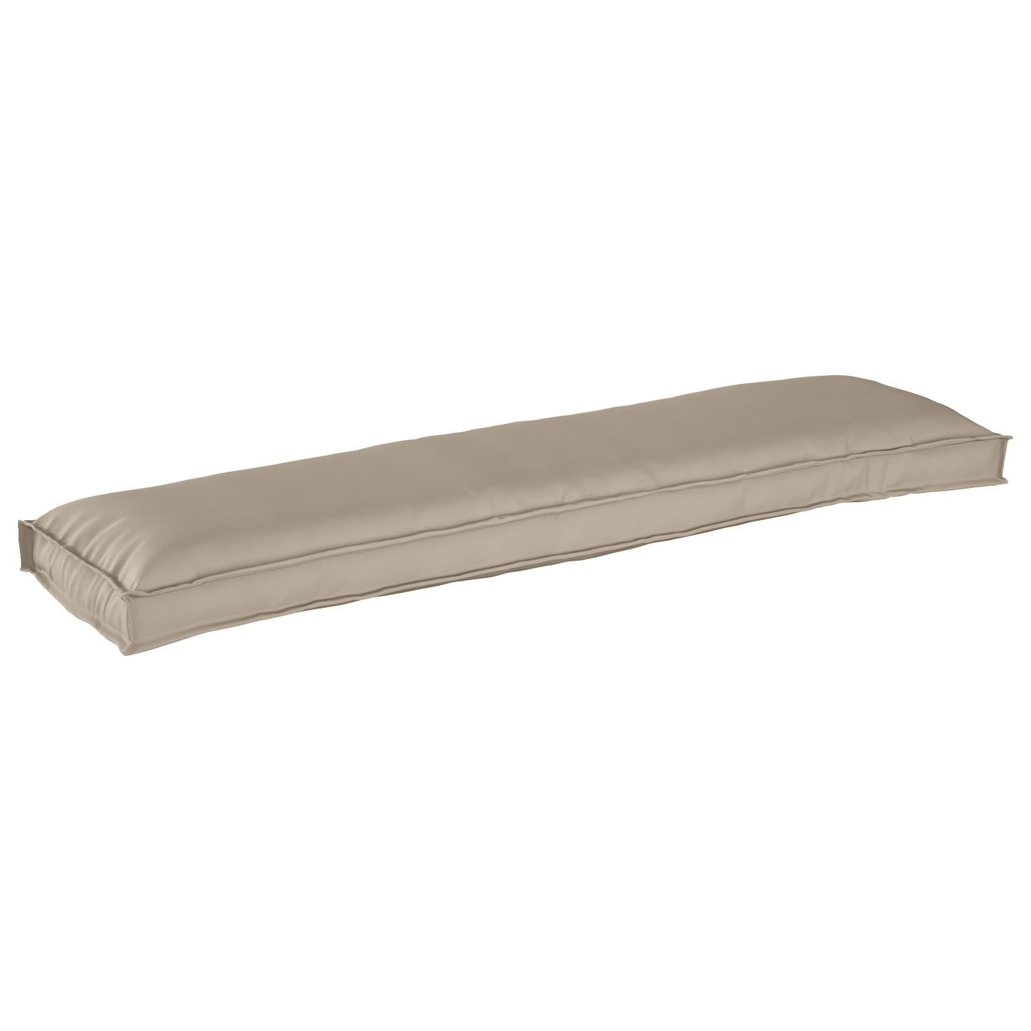 Sada polštářů na paletu 2 pcs Taupe 150 x 40 x 8 cm