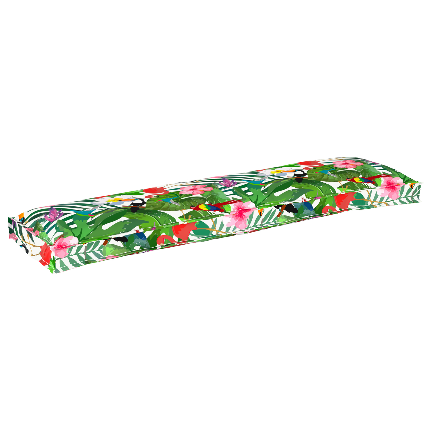 Sada polštářů na paletu 2 pcs Tropická džungle 150 x 40 x 8 cm